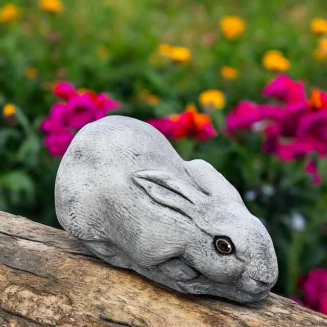 Sitting Concrete Hare Statue Rabbit Figurine Outdoor Garden Sculpture Cement Animal Decoration Stone Lawn Ornament Gift For Bunny Lover - image 1