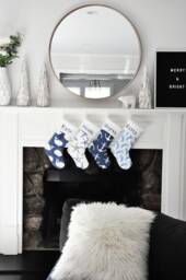 Coastal Christmas Decorations, Beachy Stockings, Whale, Starfish, Anchor Decor, Beach Themed Holiday No.717 No.401 No.680 No.722 - thumbnail 1