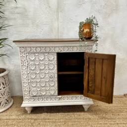 Intricate Petal Carved 2 Door Sideboard - Khsd97Wn - thumbnail 3