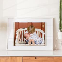 Framed Photo Print Custom Portrait & Landscape, White Mount - thumbnail 2