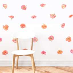 Poppies - Small Peel-And-stick Wall Decals Mej - thumbnail 2