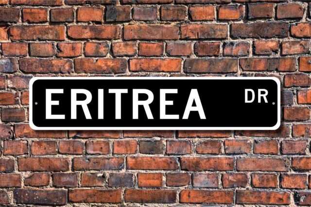 Eritrea Sign, Wall Decor, Gift, Souvenir Keepsake, Custom Street Quality Metal Sign - image 1