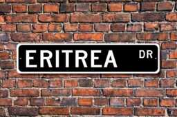 Eritrea Sign, Wall Decor, Gift, Souvenir Keepsake, Custom Street Quality Metal Sign - thumbnail 1