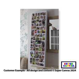 Custom 70 Photo Family Holiday Pet Travel Wedding Wall Art Board Picture Collage Framed Canvas Print Unique Birthday Gift - thumbnail 2