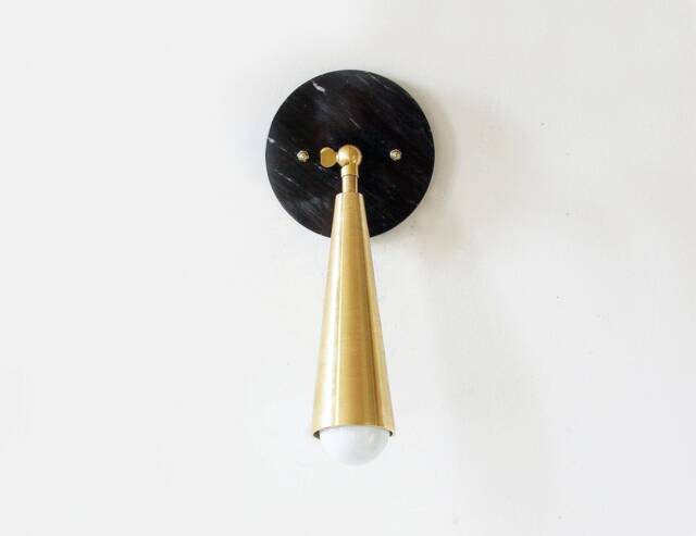 Bathroom Brass Modern Wall Sconce Marble Light Vanity Lighting Kitchen - image 1