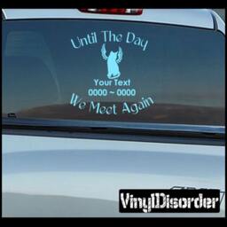 Cat Wings 02 in Loving Memory Custom Car Or Wall Vinyl Decal Stickers - Ilmcatwings02Et - thumbnail 1