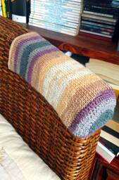 Custom Knitted Sofa Arm Covers - Cat Pet Protector, Chair Recliner Cap - thumbnail 1