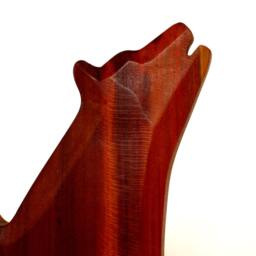 Hand-Carved Plum Wood Wolf Talisman Wooden Animal Figurine - thumbnail 3
