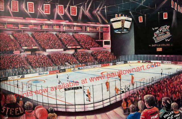 Sheffield Steelers Ice Hockey A3 Print