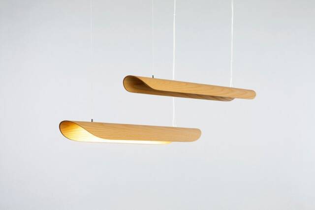 Linear Pedant Lighting For Kitchen Island Or Above Dining Table - Horizontal Lampshade Ceiling Best Summer Home-Decor Canoe - image 1