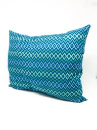 Turquoise Diamond Print - Throw Pillow - thumbnail 1