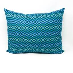 Turquoise Diamond Print - Throw Pillow - thumbnail 3