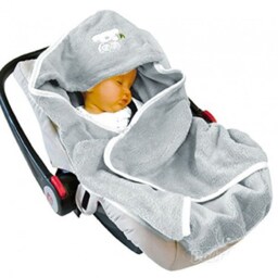 Baby Wrap Blanket With Name Embroidered Car Seat - thumbnail 2