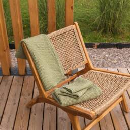 Waffle Linen Towel. Various Colors Bath Towel - thumbnail 2
