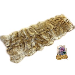 Faux Fur Pelt Rug - Shaggy Wolf Skin Style, Usa Made - thumbnail 1