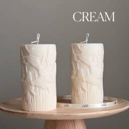 Butterfly Soy Pillar Candle - Sculptural Home Decor - thumbnail 3