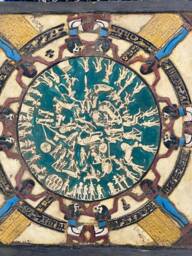 Egyptian Dendera Wall Symbols, Zodiac - Replica. Zodiac Of Dendera, Ancient Temples, Astronomical Symbols - thumbnail 1