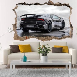 Lamborghini Print Decal Super Car Sports Wall Decor Lambo Art Sticker - thumbnail 4