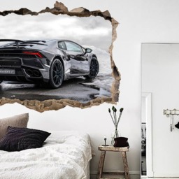 Lamborghini Print Decal Super Car Sports Wall Decor Lambo Art Sticker - thumbnail 3