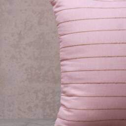 Pink With Jute Handloom Cotton Bohemian, Bali Style Pillow Cover, Decorative Handmade Throw Cover, Embroidered Cover Wlcc063 - thumbnail 2