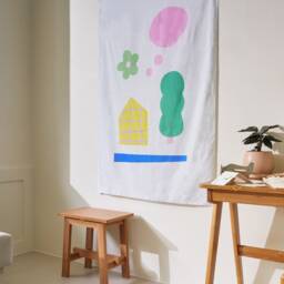 Magic World, Fabric Poster, Wall Tapestry, Children's Bedroom Curtain - thumbnail 4