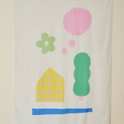 Magic World, Fabric Poster, Wall Tapestry, Children's Bedroom Curtain - thumbnail 3