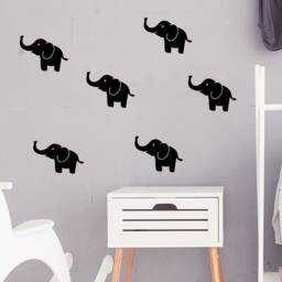 Baby Elephant Wall Decals, Nursery Room Decor - thumbnail 2