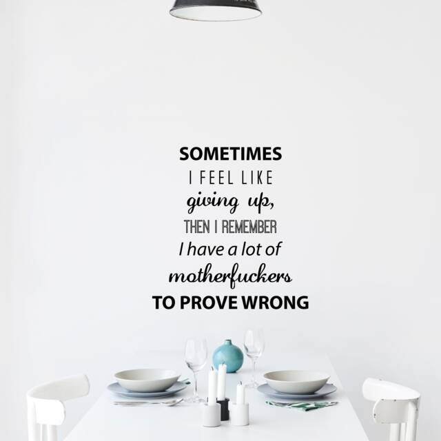 Prove Them Wrong Wall Decal - Savage Motivation Gym Office Decor - image 1