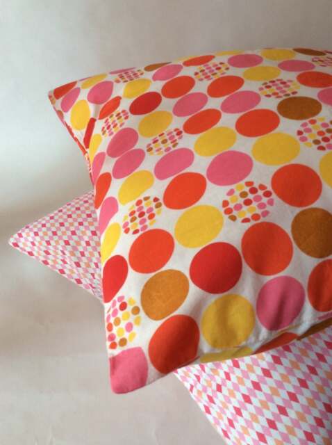 Pink Multico Pea Cushion Cover - image 1