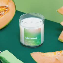 Melonna Ice Bar Scented Candle - Honeydew Melon, Vanilla Cream - thumbnail 2