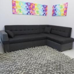 Grey Wool Flokati Rug Handwoven Shaggy Area Rug - 220x185cm - thumbnail 3