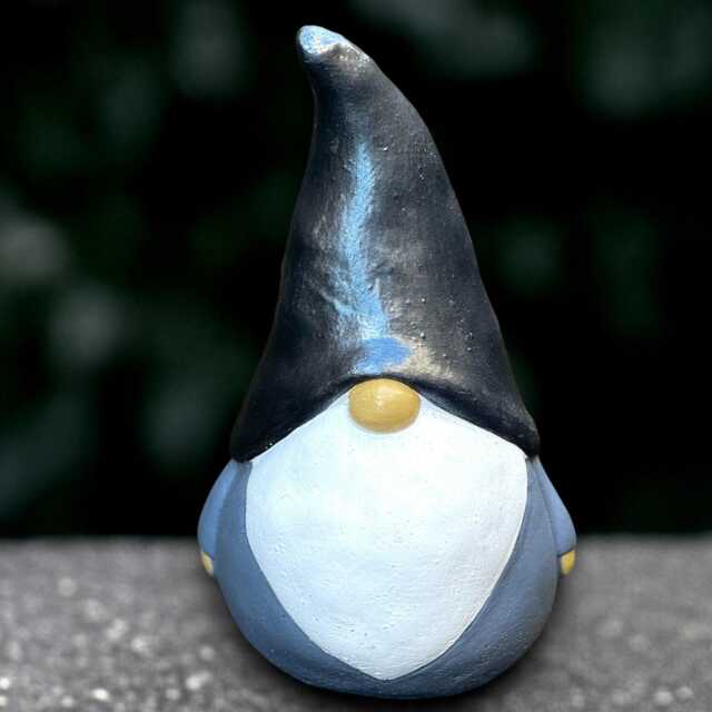 Stone Nordic Gnome Statue Concrete Sculpture Outdoor Pixie Decoration Gnome Lover Gift Handmade Ornament Garden & Home Figure - image 1