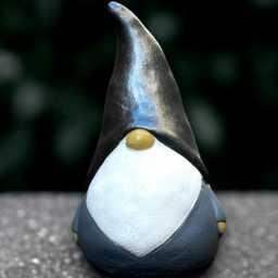 Stone Nordic Gnome Statue Concrete Sculpture Outdoor Pixie Decoration Gnome Lover Gift Handmade Ornament Garden & Home Figure - thumbnail 3