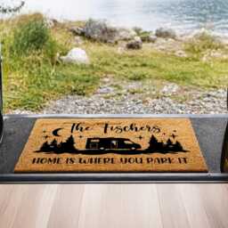 Choose Your Camper Doormat - Personalised Family Name Custom Camping Mat - thumbnail 4