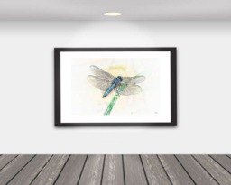 Nursery Room/ Rustic Art/ Cabin Dragonfly Print/ Prints/ Wall Home Decor/ Kids Instant Download - thumbnail 1