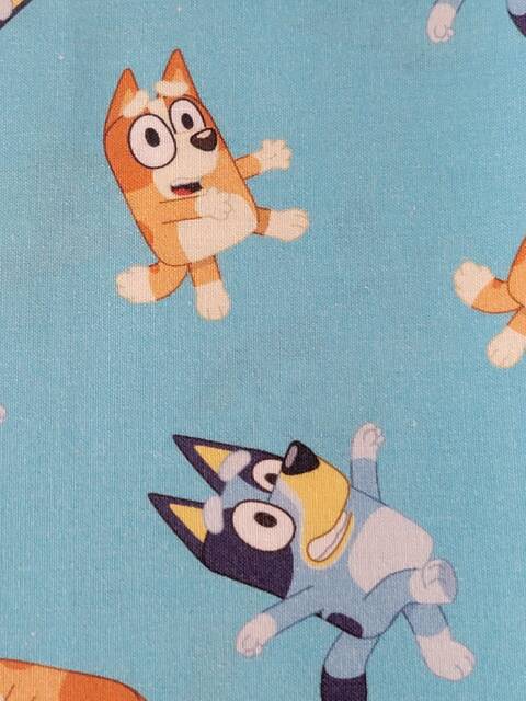 Bluey Pillowcase/ Blue Pillowcase/Boys Pillowcase/Girls Crib Pillowcase/Nap Toddler Pillowcase - image 1