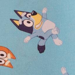 Bluey Pillowcase/ Blue Pillowcase/Boys Pillowcase/Girls Crib Pillowcase/Nap Toddler Pillowcase - thumbnail 2