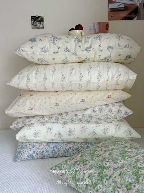Floral Cotton Standard Queen Pillowcase - image 1