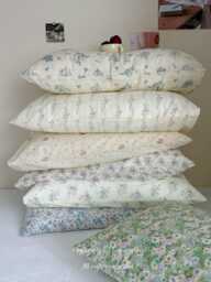 Floral Cotton Standard Queen Pillowcase - thumbnail 1