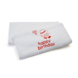 Personalized Kids Towel Embroidered Boy & Kite Design - thumbnail 2