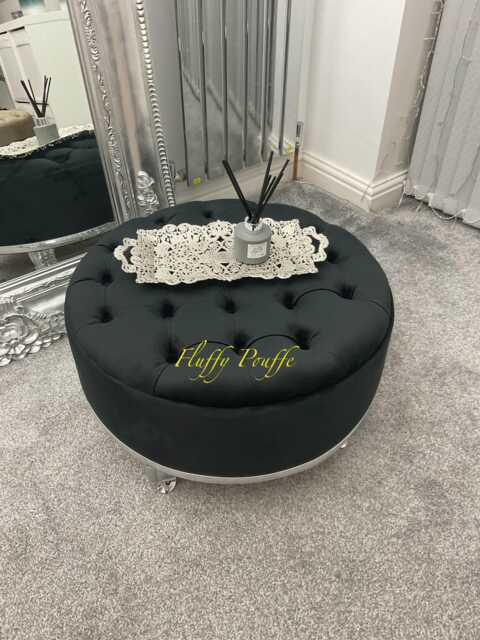 Premier Round Footstool Coffee Table - image 1