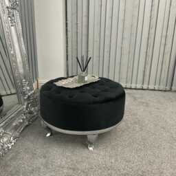Premier Round Footstool Coffee Table - thumbnail 3