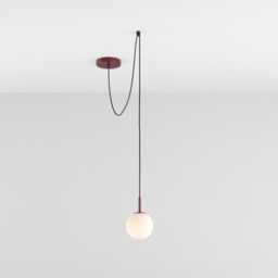 Zoe Ceiling Pendant Hanging Light Burgundy Red Kitchen Island Fixture Lamp Shade - thumbnail 2