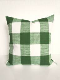 Green Buffalo Check Outdoor Pillows Green Check Outdoor Throw Pillow Covers Pillows 16 18 20x20 All Sizes - thumbnail 1