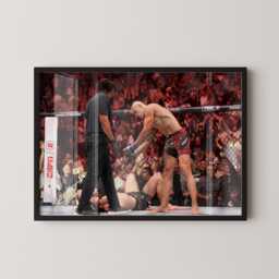 Alex Pereira Ufc 320 Knockout Poster - Mma Wall Art - thumbnail 1