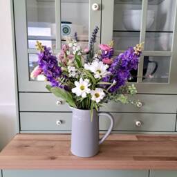 Pale Grey Ceramic Jug - thumbnail 2