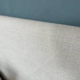 Bespoke Headboard Cover - Cream Textured, Custom Made To Fit Existing Headboard, See Description For Full Details - thumbnail 2