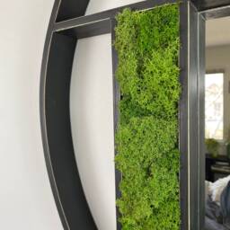 Reindeer Moss Mirror Wall Hanging 30 - thumbnail 4