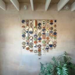 Extra Large Mid-Century Wall Hanging - Handmade Abstract Wood Sculpture - thumbnail 3