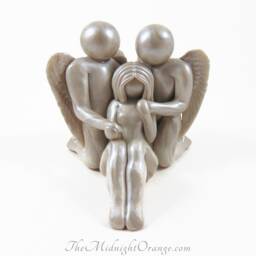 Handmade Remembrance Figurine Memorial Loss Of Loved One Sculpture - thumbnail 4